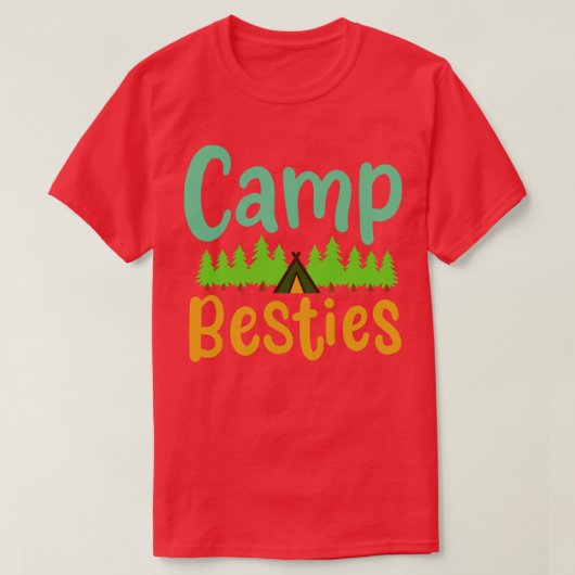 Camping Camper Camp 1 T-shirt (Design voorkant)