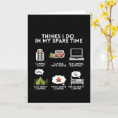 Camping Camper CampFire Grappig natuur cadeau Kaart (Gele Bloem)