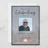 Camping Camper Celebration of Life, Funeral Photo Kaart (Voorkant)