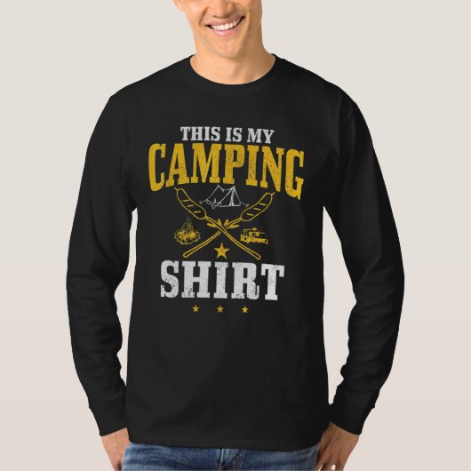Camping Camper Dit is mijn campagne T-shirt (Voorkant)