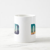 Camping camper en wandelaarster vader koffiemok (Center)