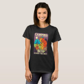 Camping Camper Happy Life T-shirt (Voorkant volledig)