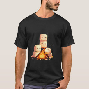 Camping Camper Kampvuur Smores Marshmallow 1 T-shirt