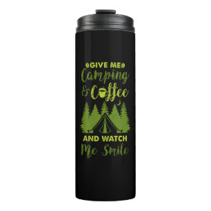 Camping Camper Koffiecadeau Thermosbeker