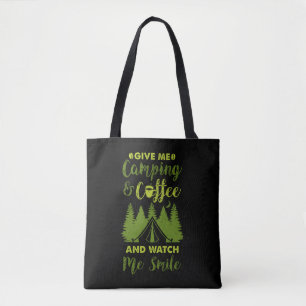Camping Camper Koffiecadeau Tote Bag