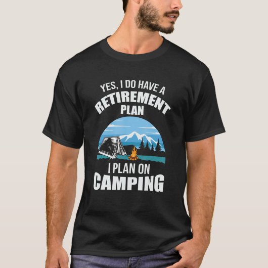 Camping Camper Retirement Camper RvAuto T-shirt (Voorkant)