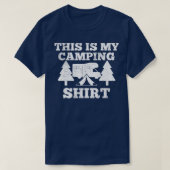 Camping Camper RV Camping T-shirt (Design voorkant)