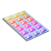 Camping Camper RV Trailer Colorful Notitieboek (Rechterzijde)