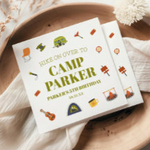 Camping Camper Verjaardagsfeestje