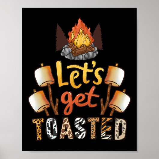 Camping Campfire Camp Co. Camping Campfire Poster (Voorkant)