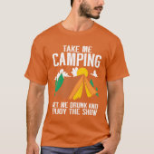 Camping Campfire Camper friends T-shirt (Voorkant)