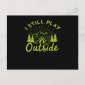 Camping Campfire Tent Briefkaart (Voorkant)