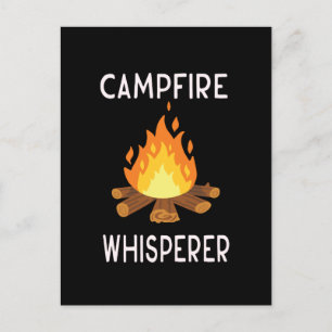 Camping - Campfire whisper Briefkaart