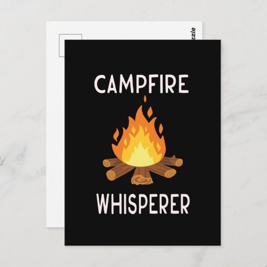 Camping - Campfire whisper Briefkaart (Voorkant / Achterkant)