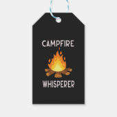 Camping - Campfire whisper Cadeaulabel (Voorkant)