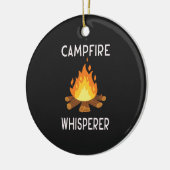 Camping - Campfire whisper Keramisch Ornament (Links)