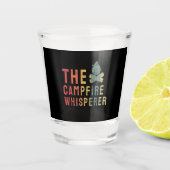 Camping - Campfire whisper Shot Glas (Voorkant)