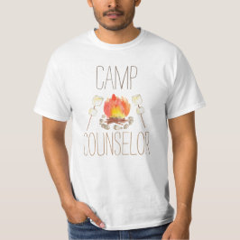 Camping camping conselor verjaardagsfeest shirt