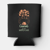 Camping - Camping is mijn gelukkige plaats Blikjeskoeler (Voorkant)