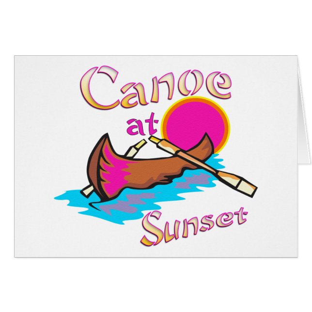 Camping Canoe (Voorkant Horizontaal)