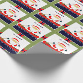 Camping Canoe Kerstcadeau Inpakpapier (Hoek)