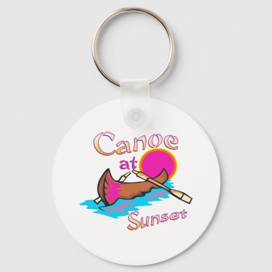 Camping Canoe Sleutelhanger (Voorkant)