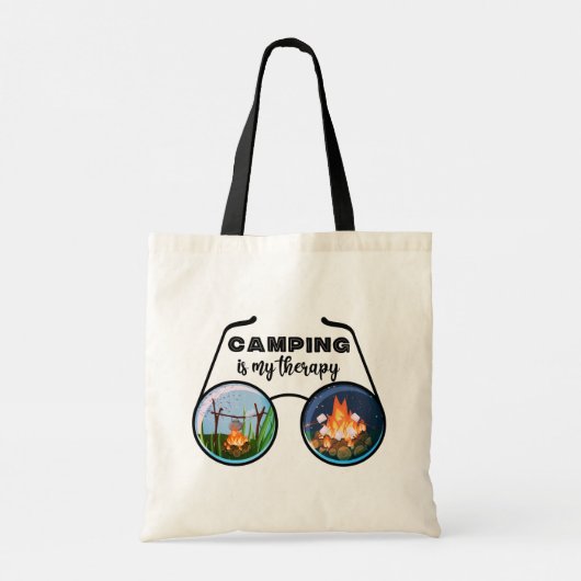 Camping Canvas tas (Achterkant)