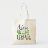Camping Canvas tas (Voorkant)