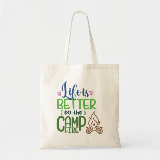 Camping Canvas tas (Voorkant)