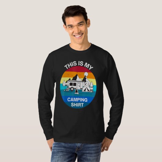 Camping Caravan Camping Wandelen RV Camping 3 T-shirt (Voorkant volledig)