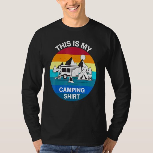 Camping Caravan Camping Wandelen RV Camping 3 T-shirt (Voorkant)