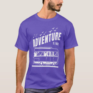 Camping Caravan Motorhome Camper Spreuk retro T-shirt