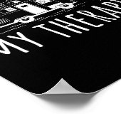 Camping Caravan My Therapist  Poster (Hoek)