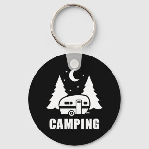 Camping Caravan trailer Sleutelhanger