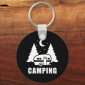 Camping Caravan trailer Sleutelhanger (Voorkant)