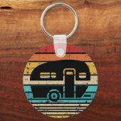 Camping  Caravan trailer Sleutelhanger (Voorkant)