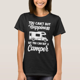 Camping caravan van vintage in caravan caravan t-shirt