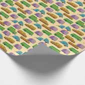 Camping caravans cadeaupapier (Hoek)