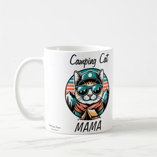 Camping Cat Mama Koffiemok (Links)