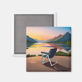 Camping chair magneet (Voorkant / Achterkant)