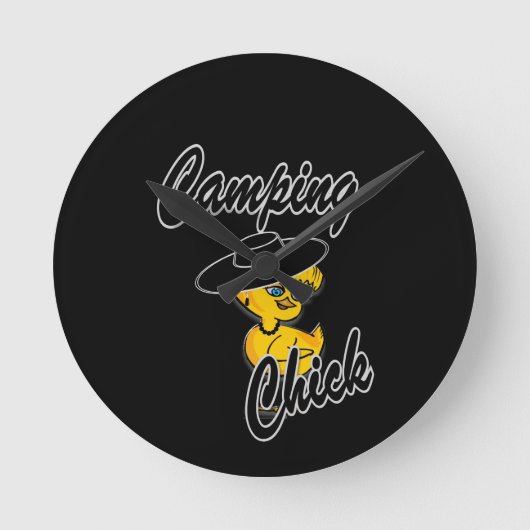 Camping Chick #4 Ronde Klok (Voorkant)
