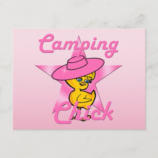 Camping Chick #8 Briefkaart (Voorkant)