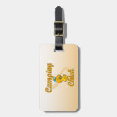 Camping Chick Bagagelabel (Voorkant verticaal)