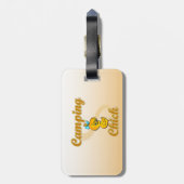 Camping Chick Bagagelabel (Achterkant verticaal)