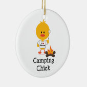 Camping Chick Ornament (Rechts)
