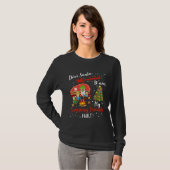 Camping Christmas Vehicles Camping RVing Trailers T-shirt (Voorkant volledig)