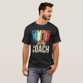Camping Coach Camper Campsite Camp Campfire T-shirt (Voorkant volledig)