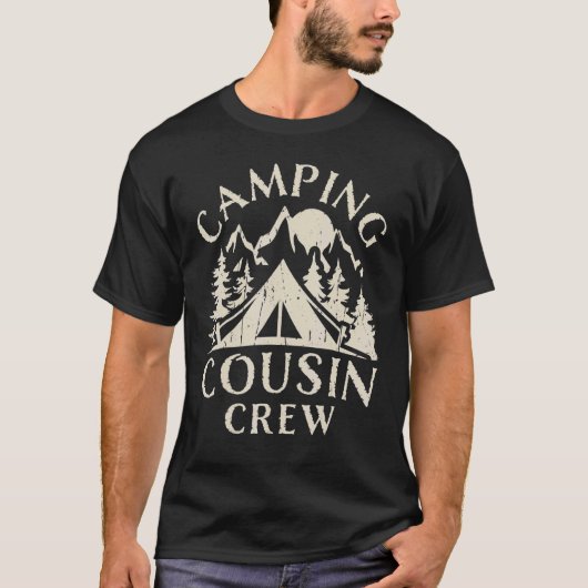 Camping Cousins Crew Family Reunion Road Trip Matc T-shirt (Voorkant)