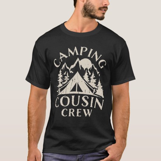 Camping Cousins Crew Family Reunion Road Trip Matc T-shirt (Voorkant)