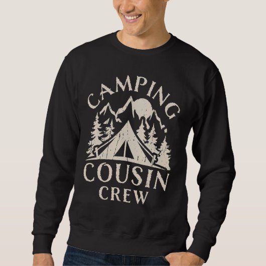 Camping Cousins Crew Family Reunion Road Trip Matc Trui (Voorkant)